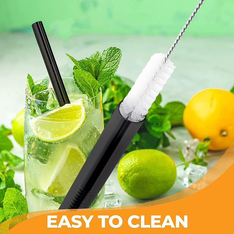 Reusable Glass Straws Set