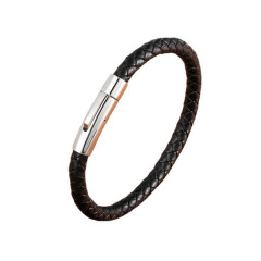 Waterproof Braided Rope Leather Bracelet