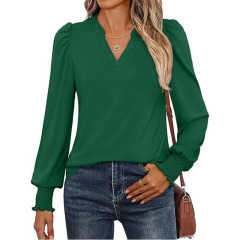 Women's Puff Long Sleeve Shirts