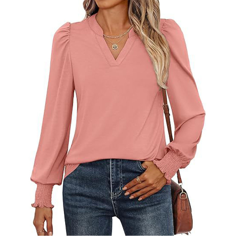 Women's Puff Long Sleeve Shirts