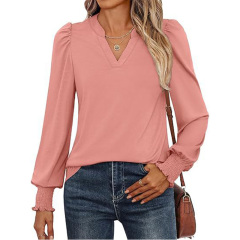 Women's Puff Long Sleeve Shirts