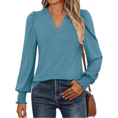 Women's Puff Long Sleeve Shirts
