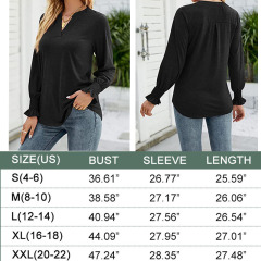 Women's Puff Long Sleeve Shirts