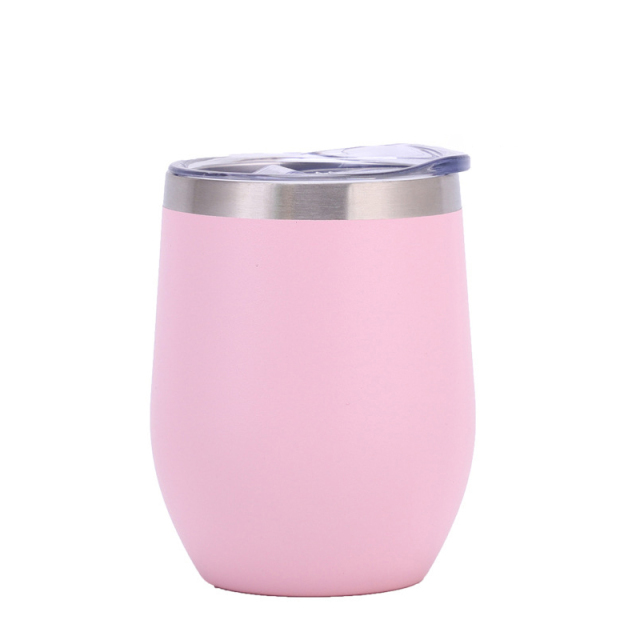 12 Oz. Stainless Steel Insulated Tumbler With Lid