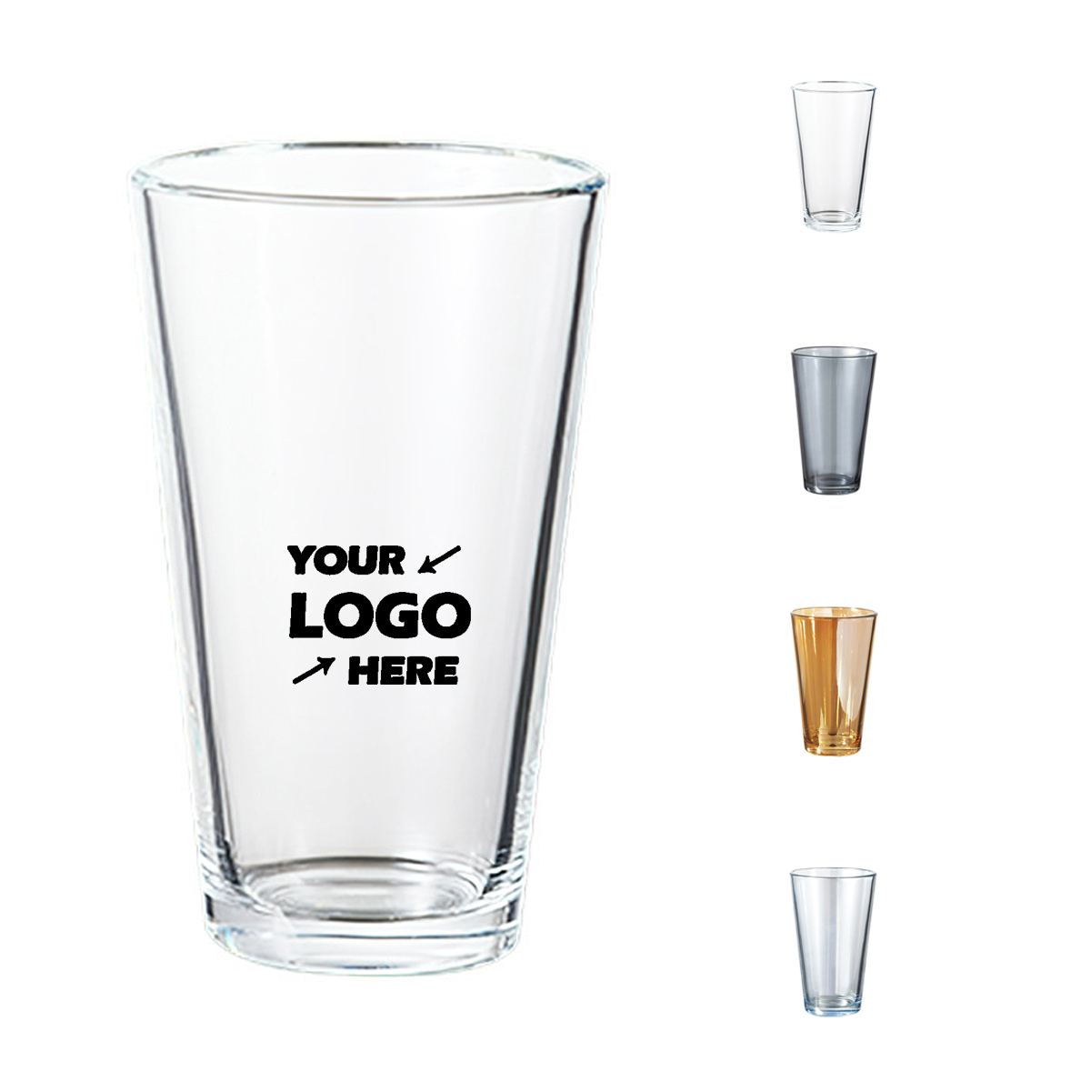 16 Oz. Glass Cup