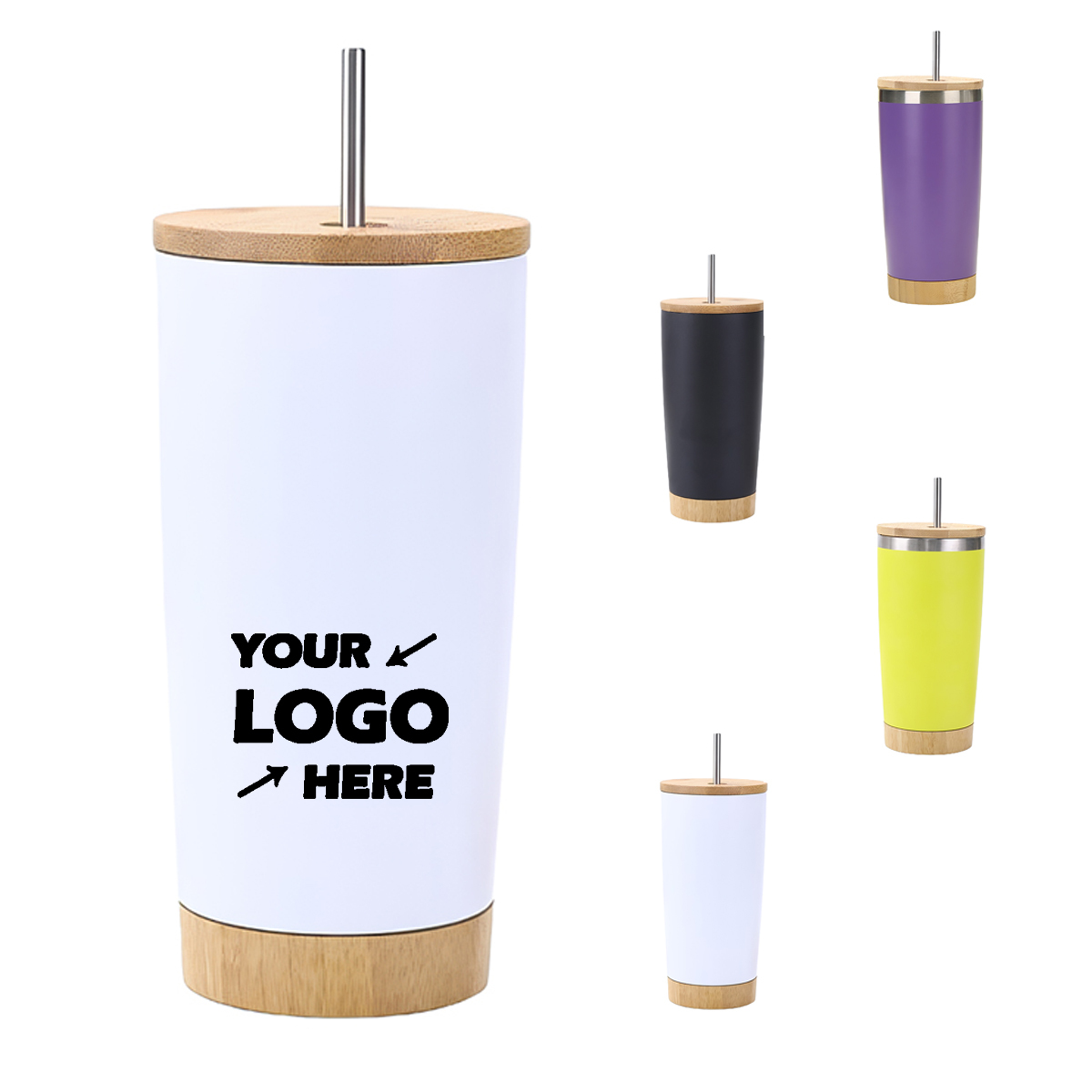 20 oz Tumbler with Bamboo Lid