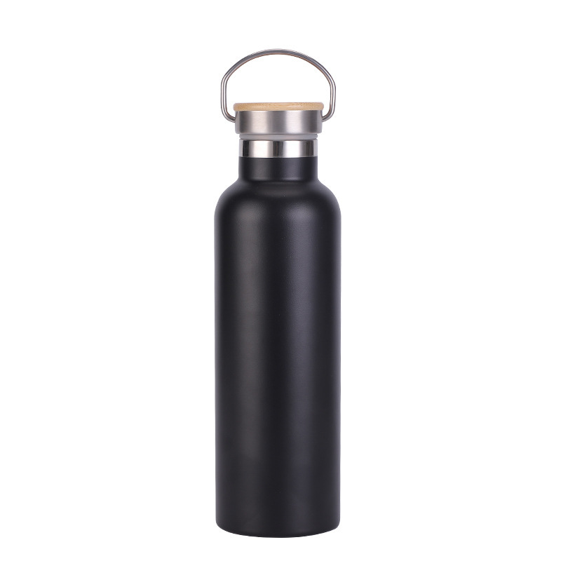 21 Oz. Stainless Steel Bottle With Bamboo Lid