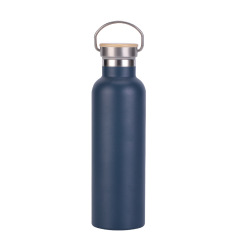 21 Oz. Stainless Steel Bottle With Bamboo Lid