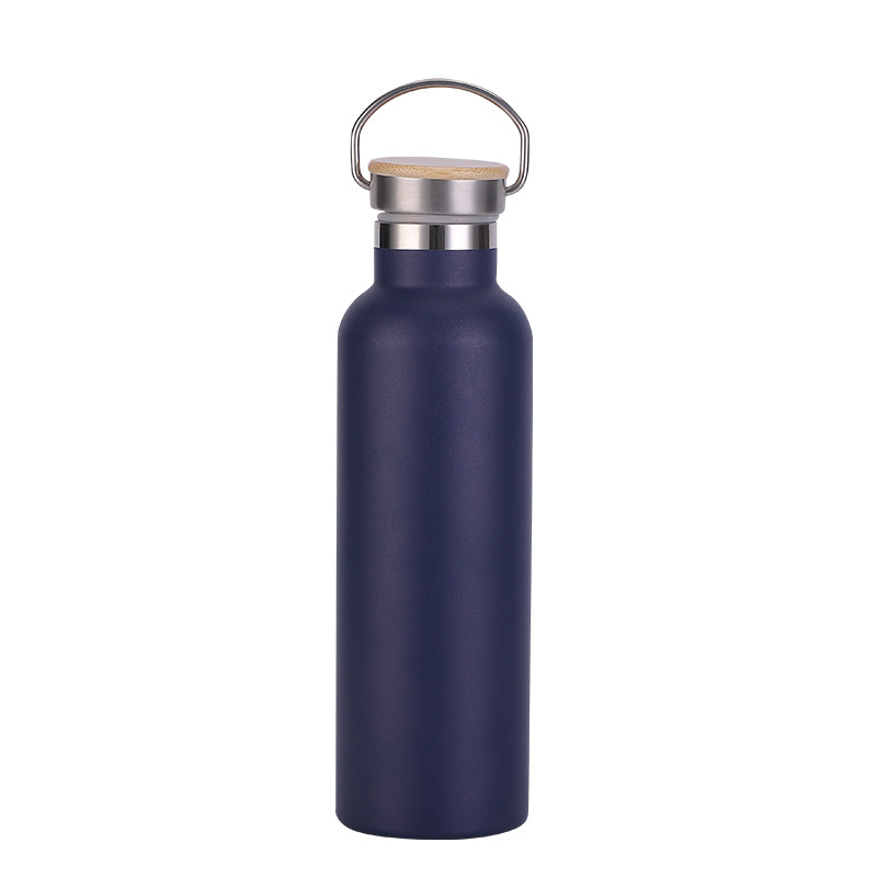 21 Oz. Stainless Steel Bottle With Bamboo Lid