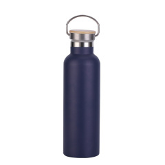 21 Oz. Stainless Steel Bottle With Bamboo Lid