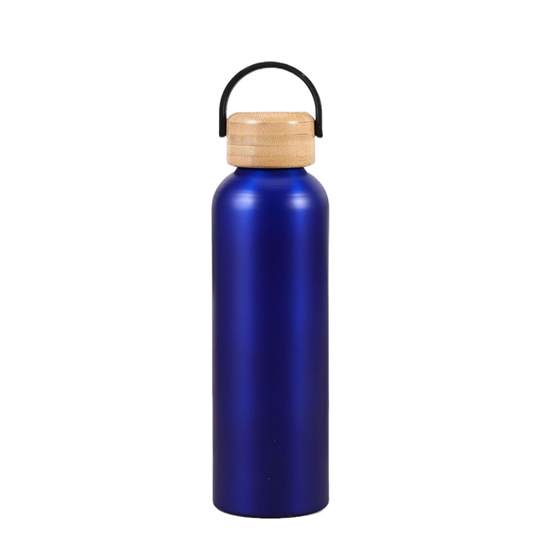25 Oz. Aluminum Bottle With Bamboo Lid