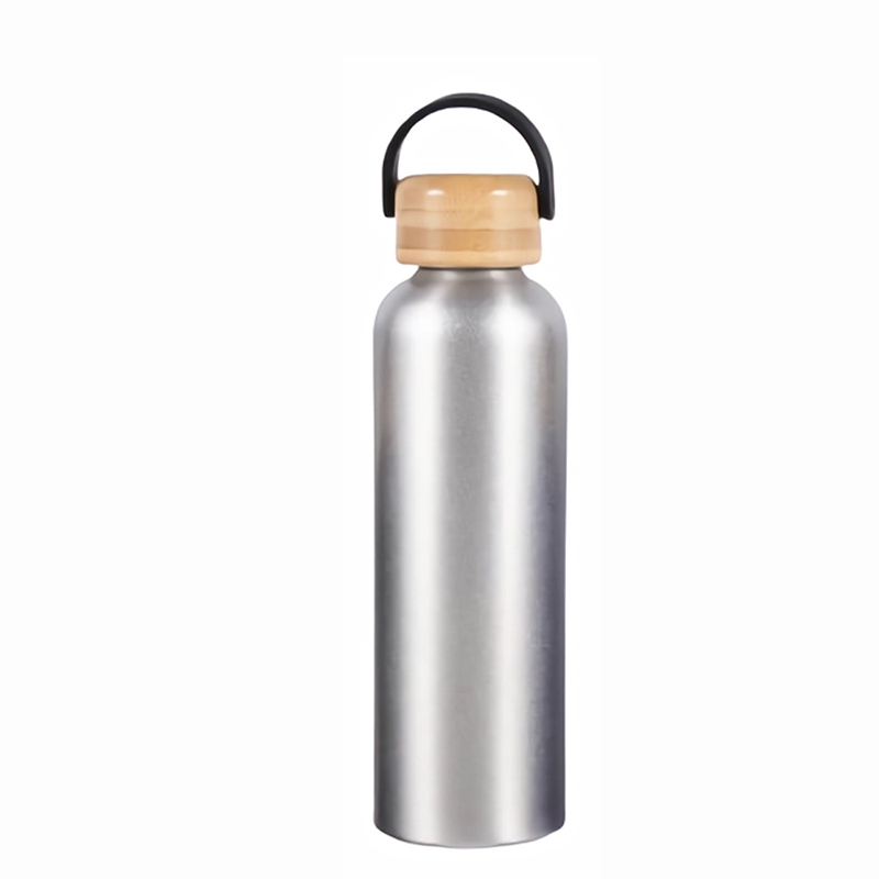 25 Oz. Aluminum Bottle With Bamboo Lid