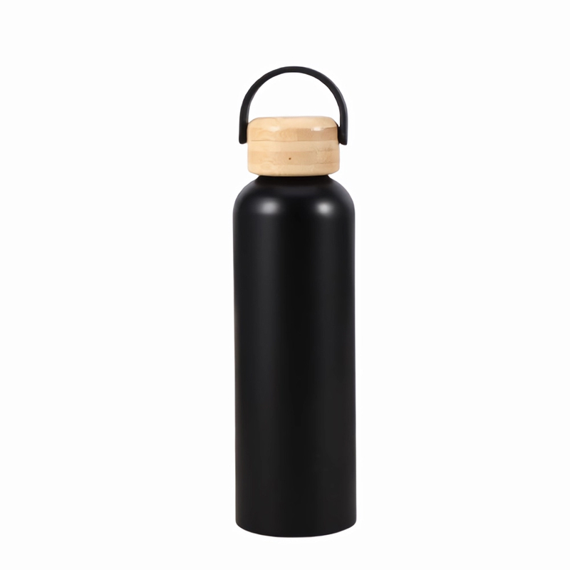 25 Oz. Aluminum Bottle With Bamboo Lid
