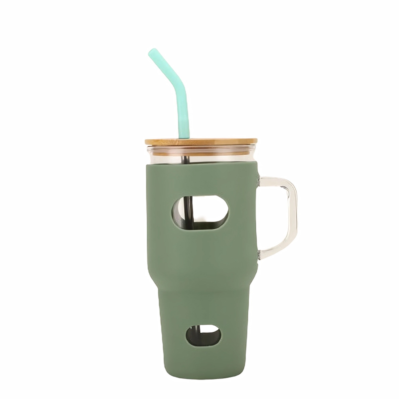 32 Oz. Glass Tumbler With Sleeve