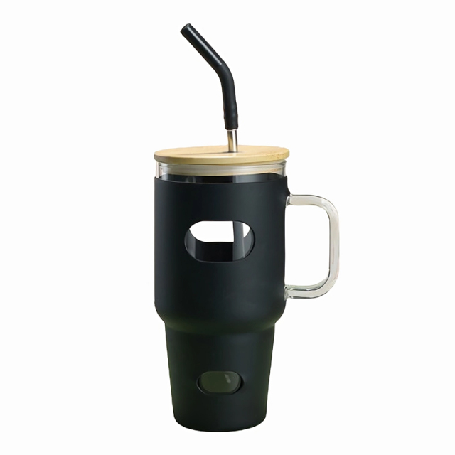 32 Oz. Glass Tumbler With Sleeve