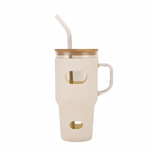 32 Oz. Glass Tumbler With Sleeve