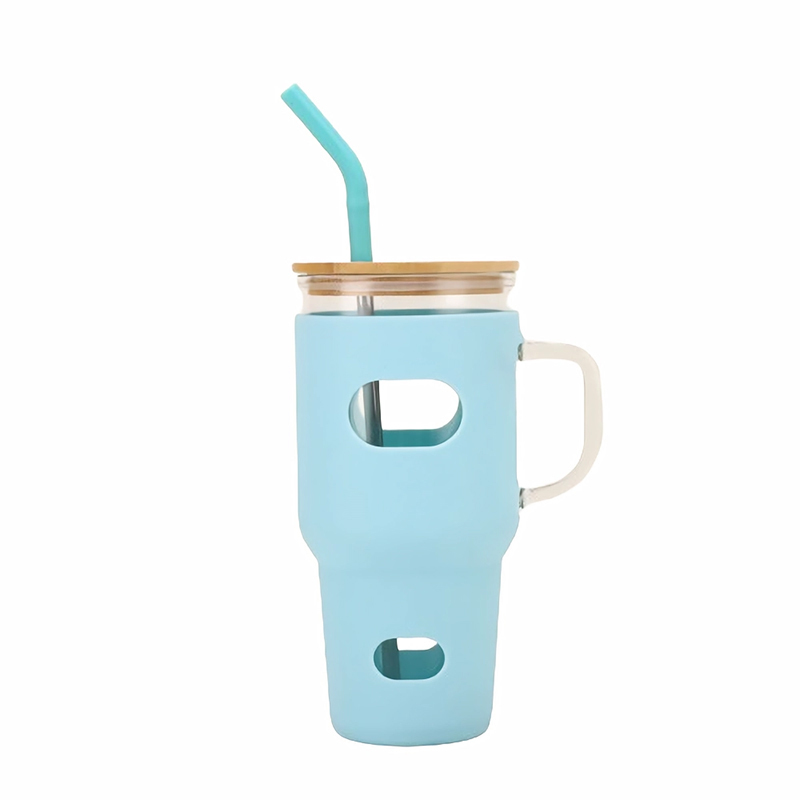 32 Oz. Glass Tumbler With Sleeve