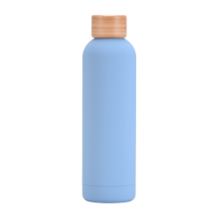 32 Oz. Insulated Bottle With Bamboo Lid