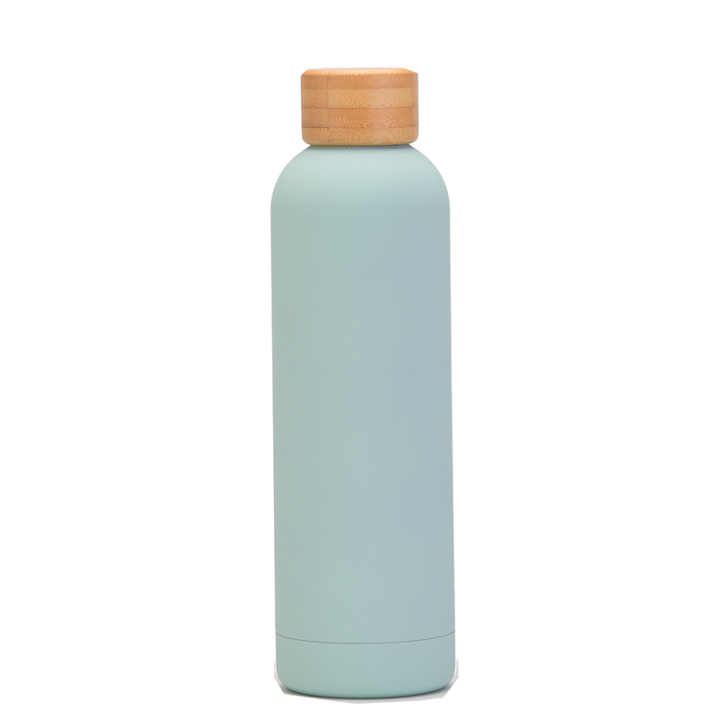 32 Oz. Insulated Bottle With Bamboo Lid