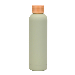 32 Oz. Insulated Bottle With Bamboo Lid