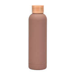 32 Oz. Insulated Bottle With Bamboo Lid