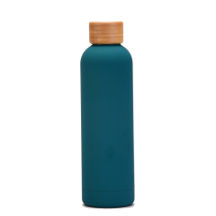 32 Oz. Insulated Bottle With Bamboo Lid