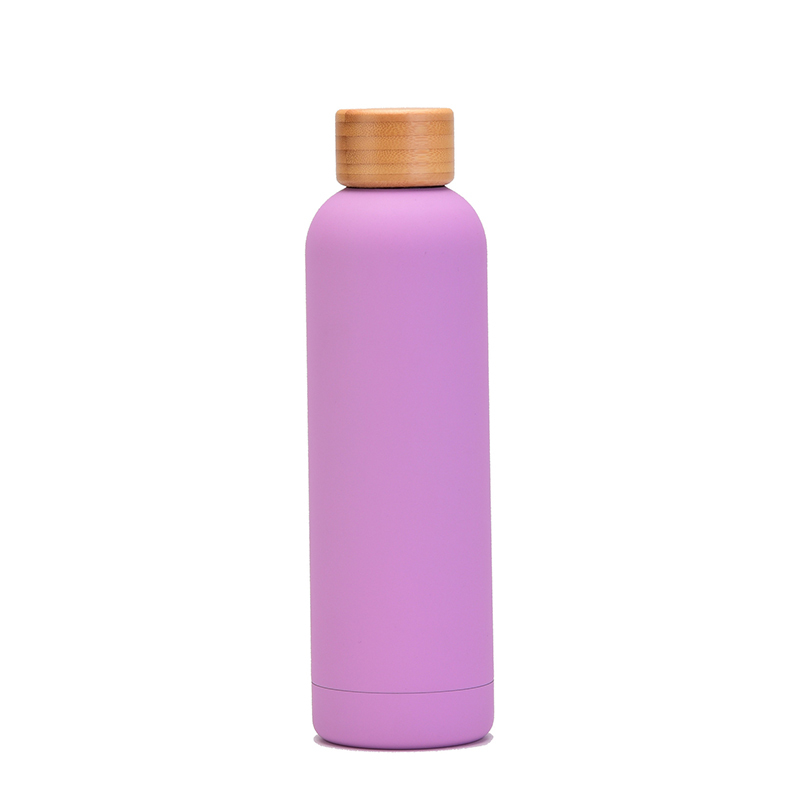 32 Oz. Insulated Bottle With Bamboo Lid