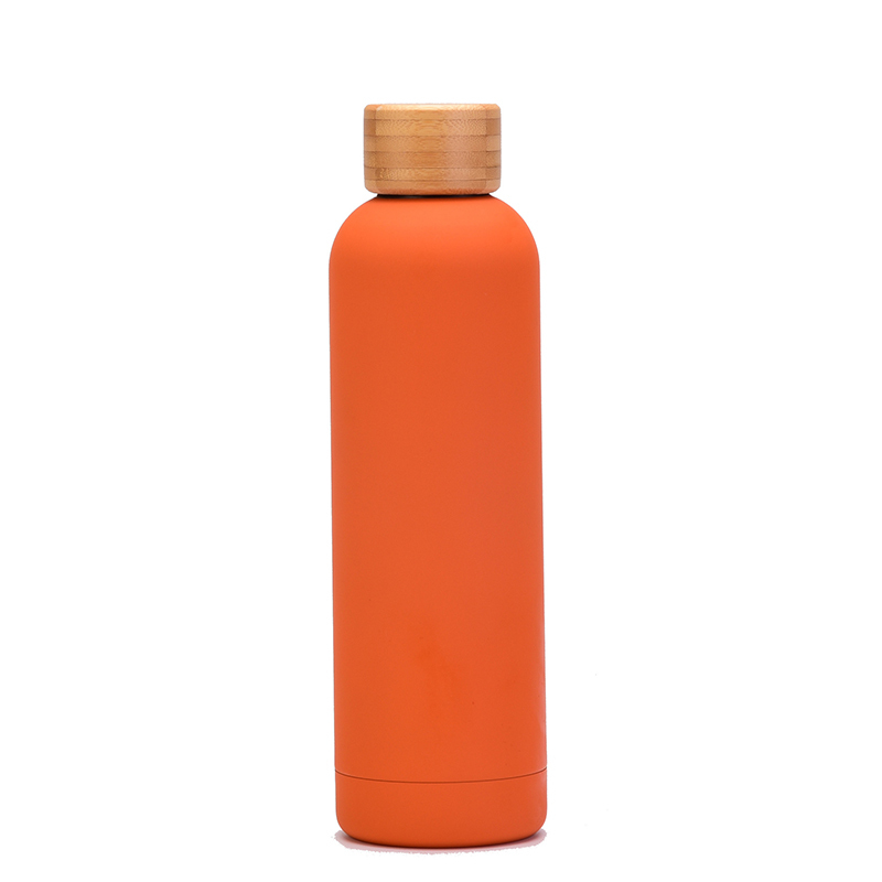 32 Oz. Insulated Bottle With Bamboo Lid