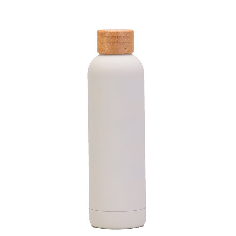 32 Oz. Insulated Bottle With Bamboo Lid