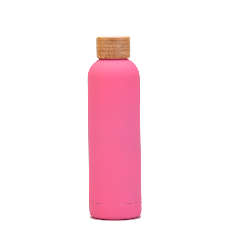 32 Oz. Insulated Bottle With Bamboo Lid