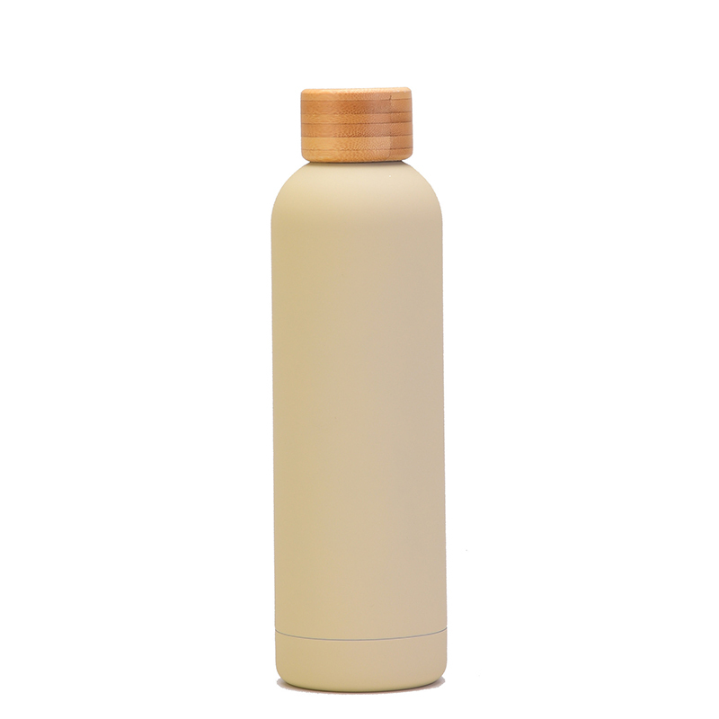 32 Oz. Insulated Bottle With Bamboo Lid