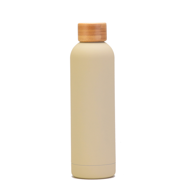 32 Oz. Insulated Bottle With Bamboo Lid