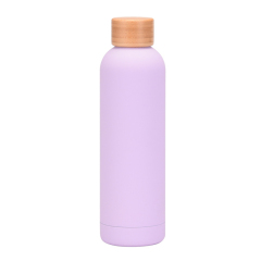 32 Oz. Insulated Bottle With Bamboo Lid