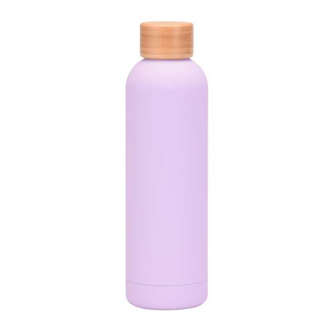 32 Oz. Insulated Bottle With Bamboo Lid