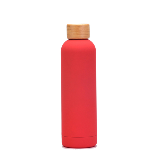 32 Oz. Insulated Bottle With Bamboo Lid