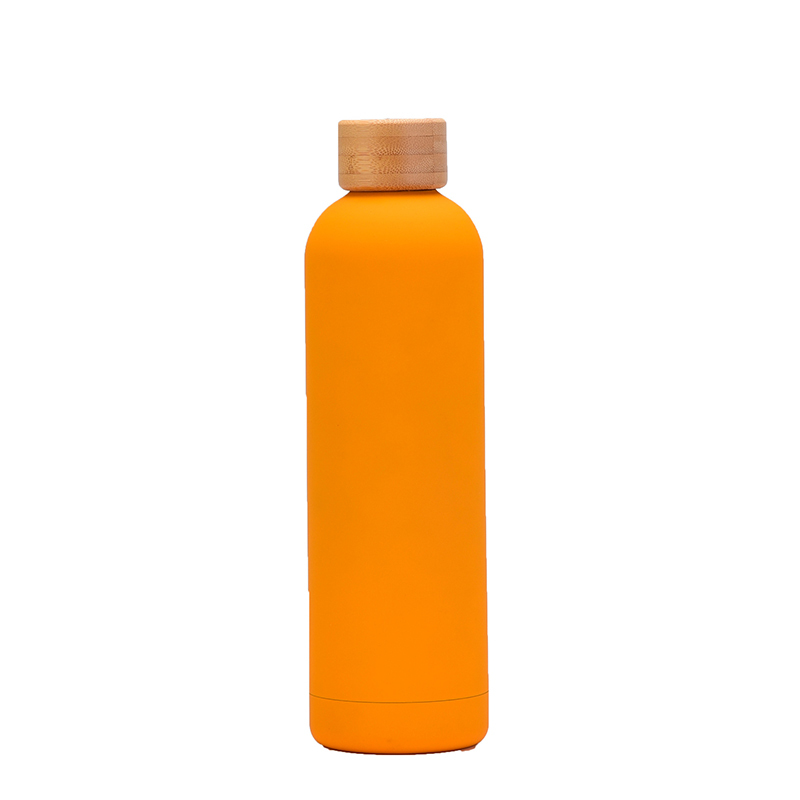 32 Oz. Insulated Bottle With Bamboo Lid
