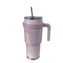 40 Oz. Mug With Handle And Straw