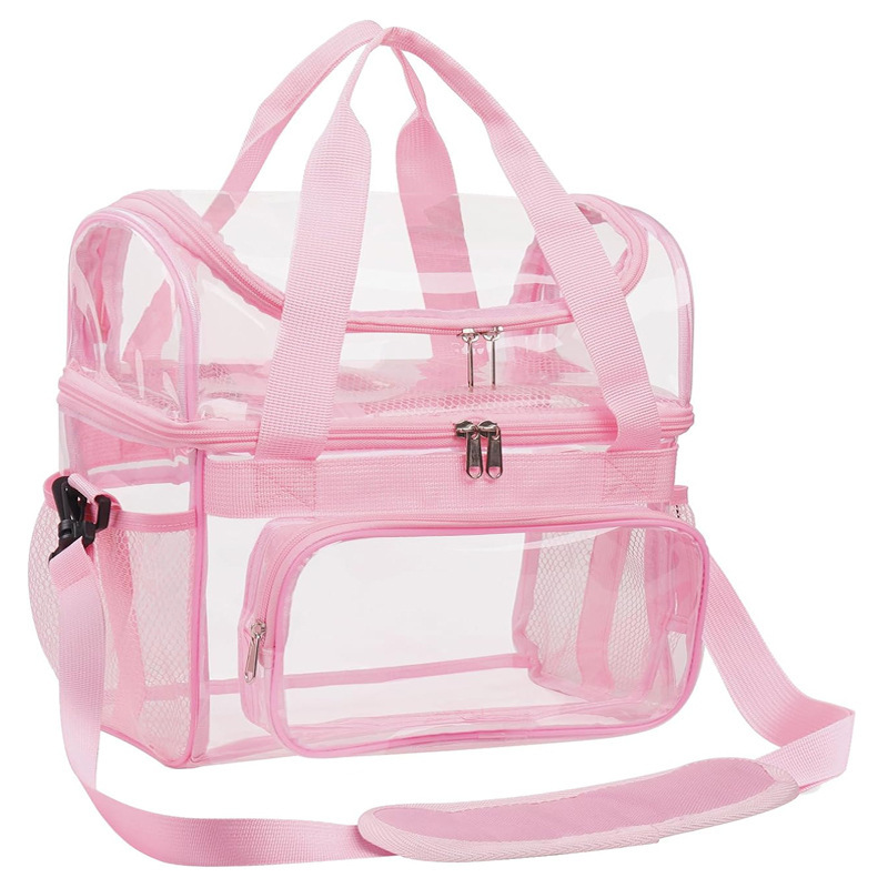 Clear Lunch Box Shoulder Tote
