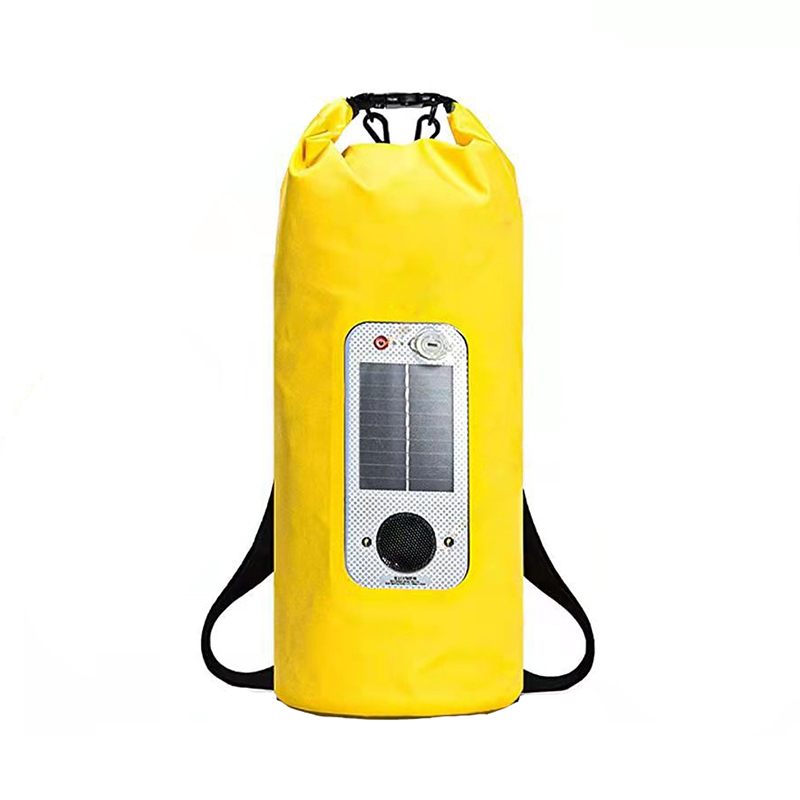 Dry Bag with Solar Powered Bluetooth Speaker