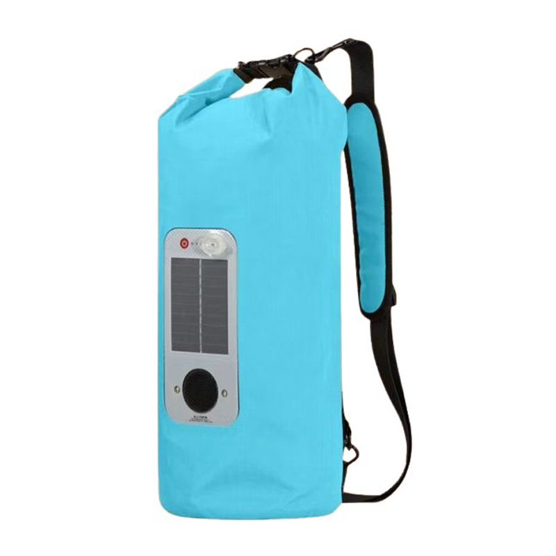 Dry Bag with Solar Powered Bluetooth Speaker