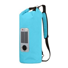 Dry Bag with Solar Powered Bluetooth Speaker