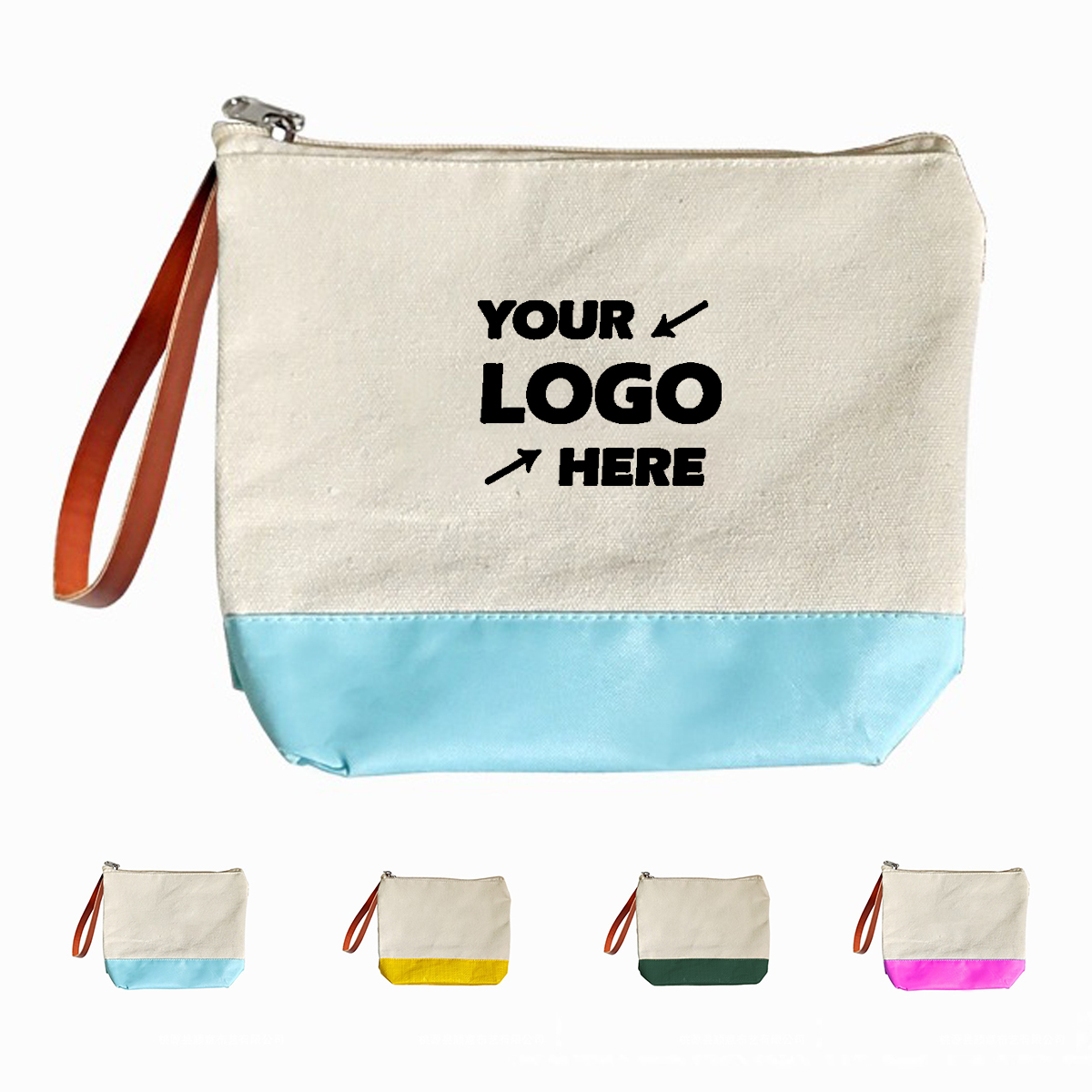 Two Tone Cosmetic Bags