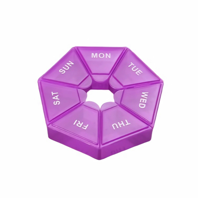 Weekly Travel Pill Organizer