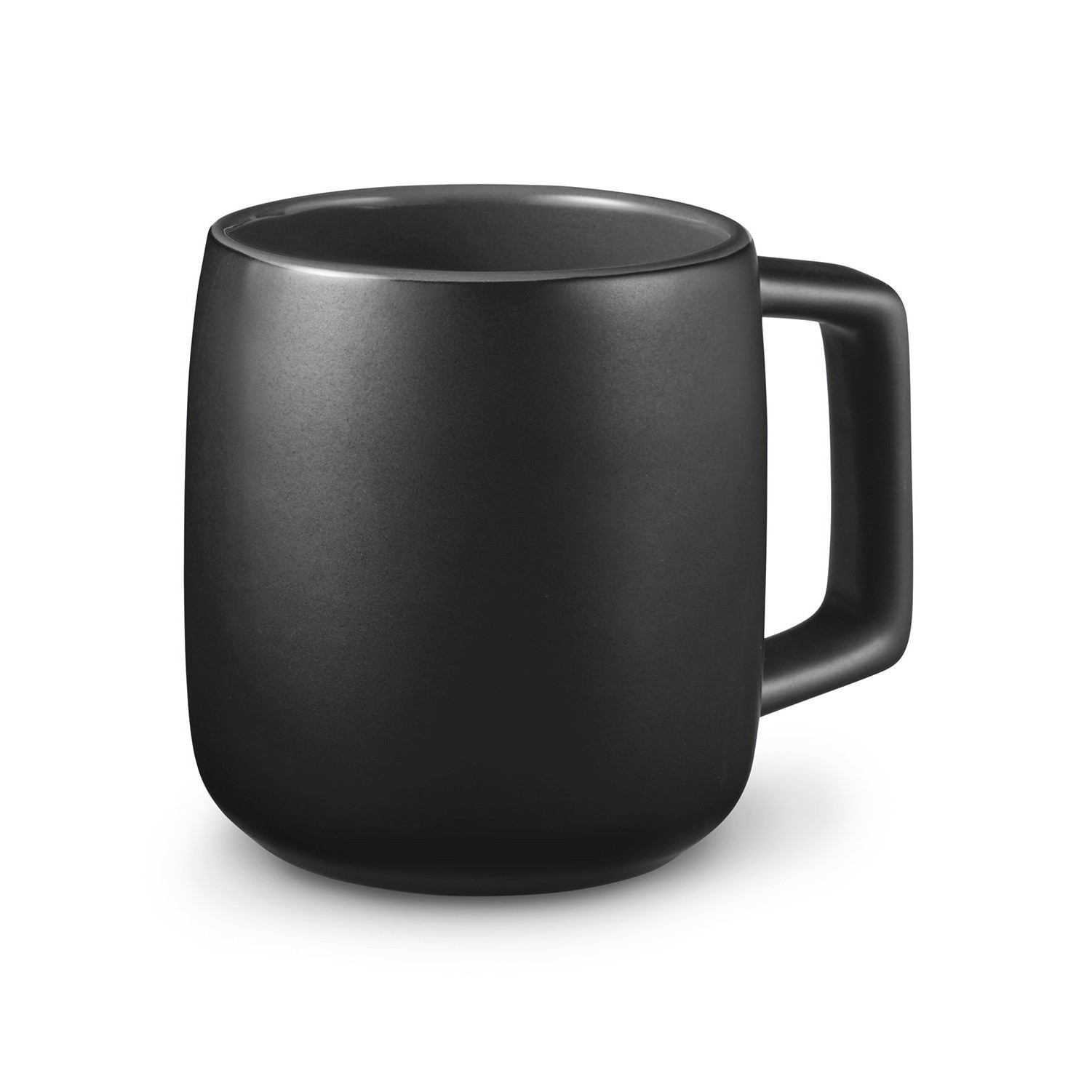 15oz Two-tone Ceramic Mug With Square Handle