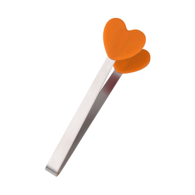 Silicone Heart Shaped Metal Clip
