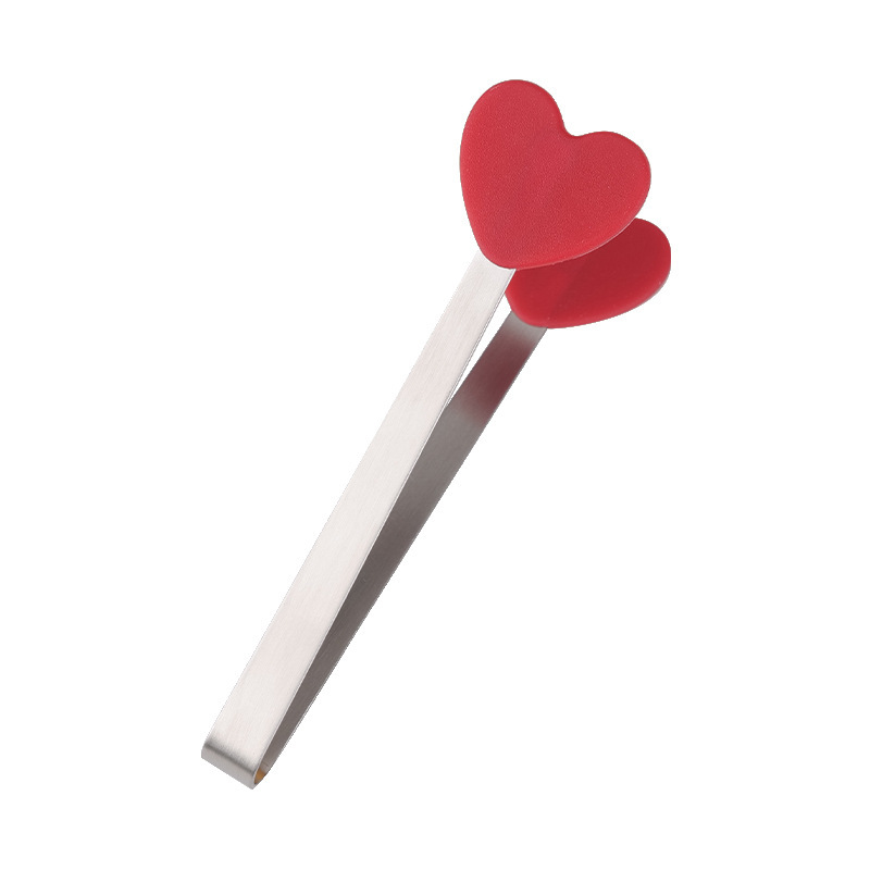 Silicone Heart Shaped Metal Clip