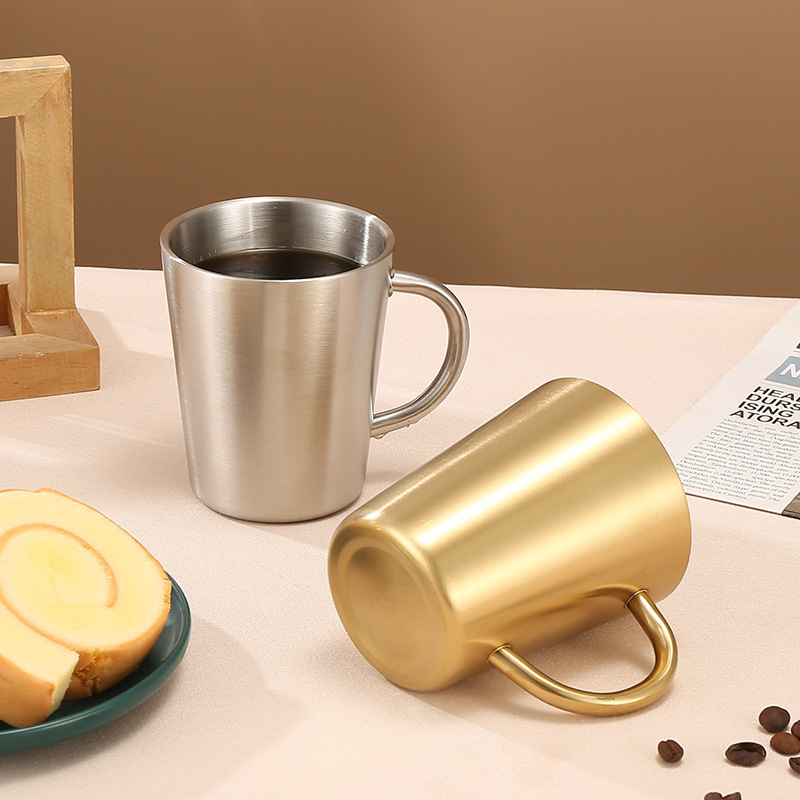 10oz Stainless Steel Double Layer Mug Coffee Cup