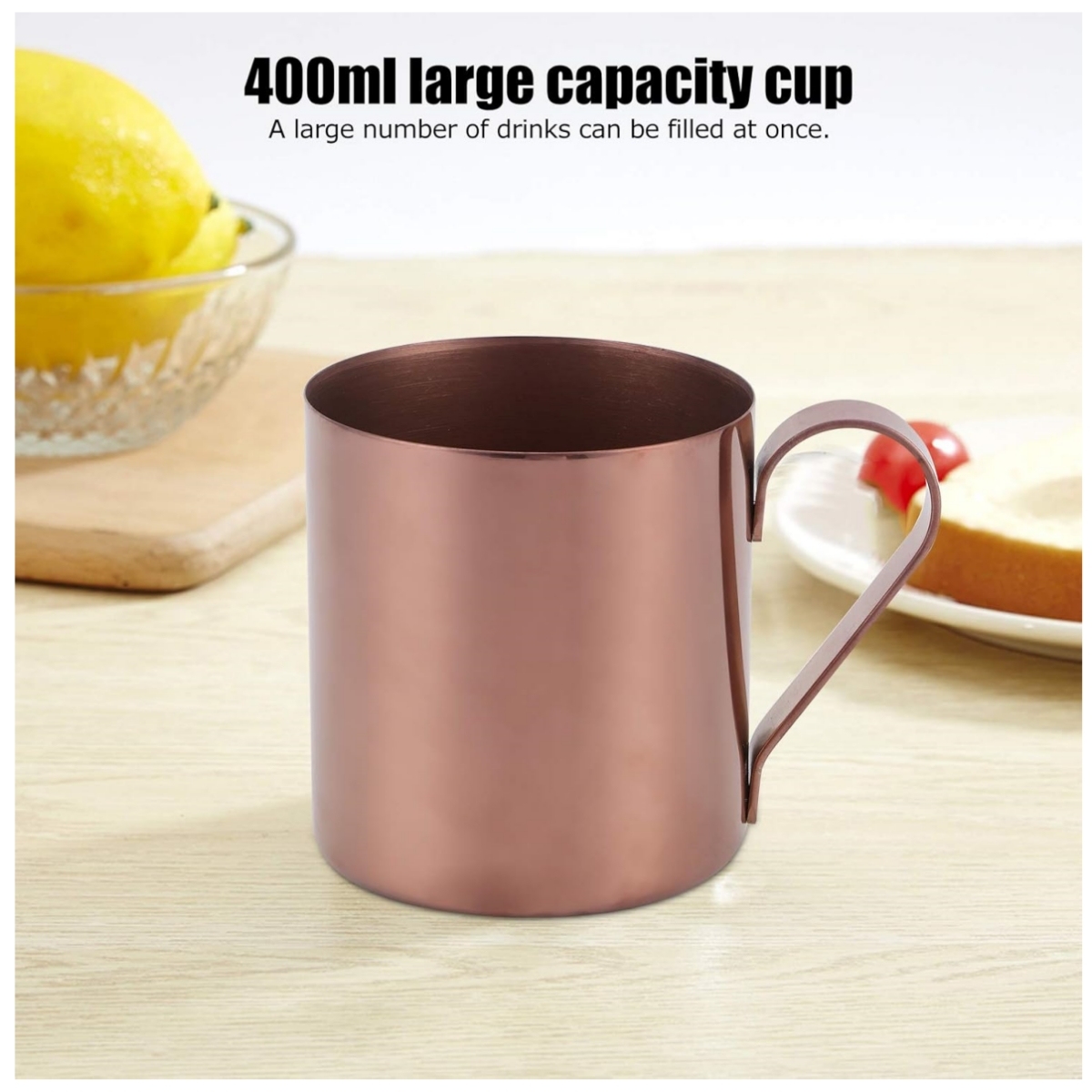 13oz Stainless Steel Mug with handle