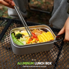 Camping Aluminum Lunch Box