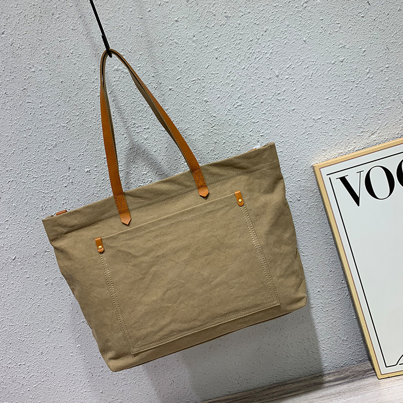 Canvas Laptop Tote Bag